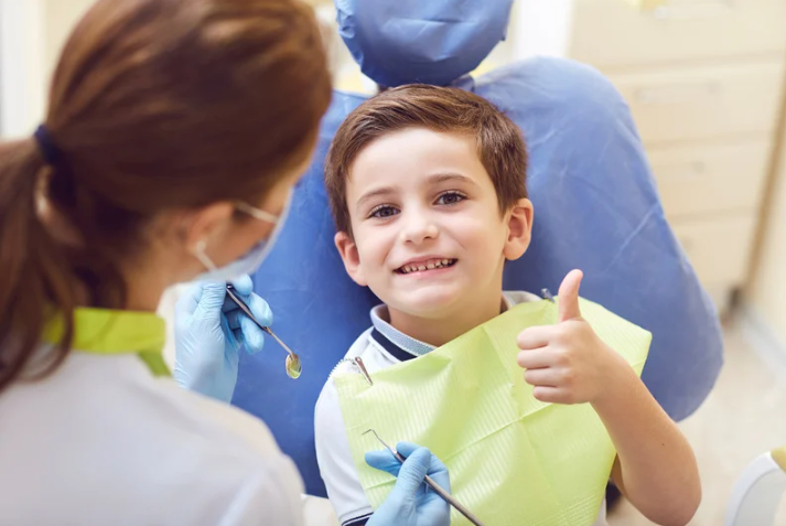 kid pediatric dental services child receiving pediatric dental services